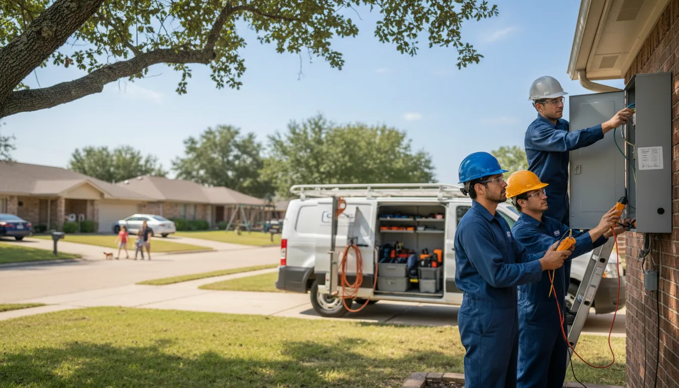 Certified electrician providing emergency electrical services in Harriet, AR